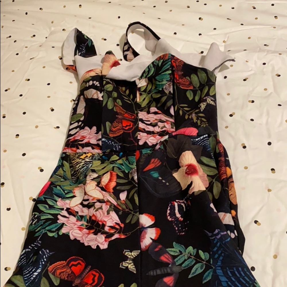 H&M floral jumpsuit